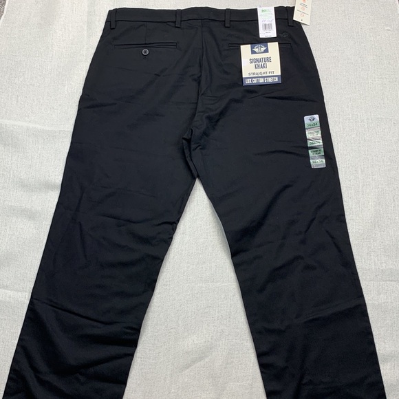 Dockers Khaki Lux Cotton Stretch Men's Straight Fit Flat Front Pant Size 36x34 - Picture 9 of 9